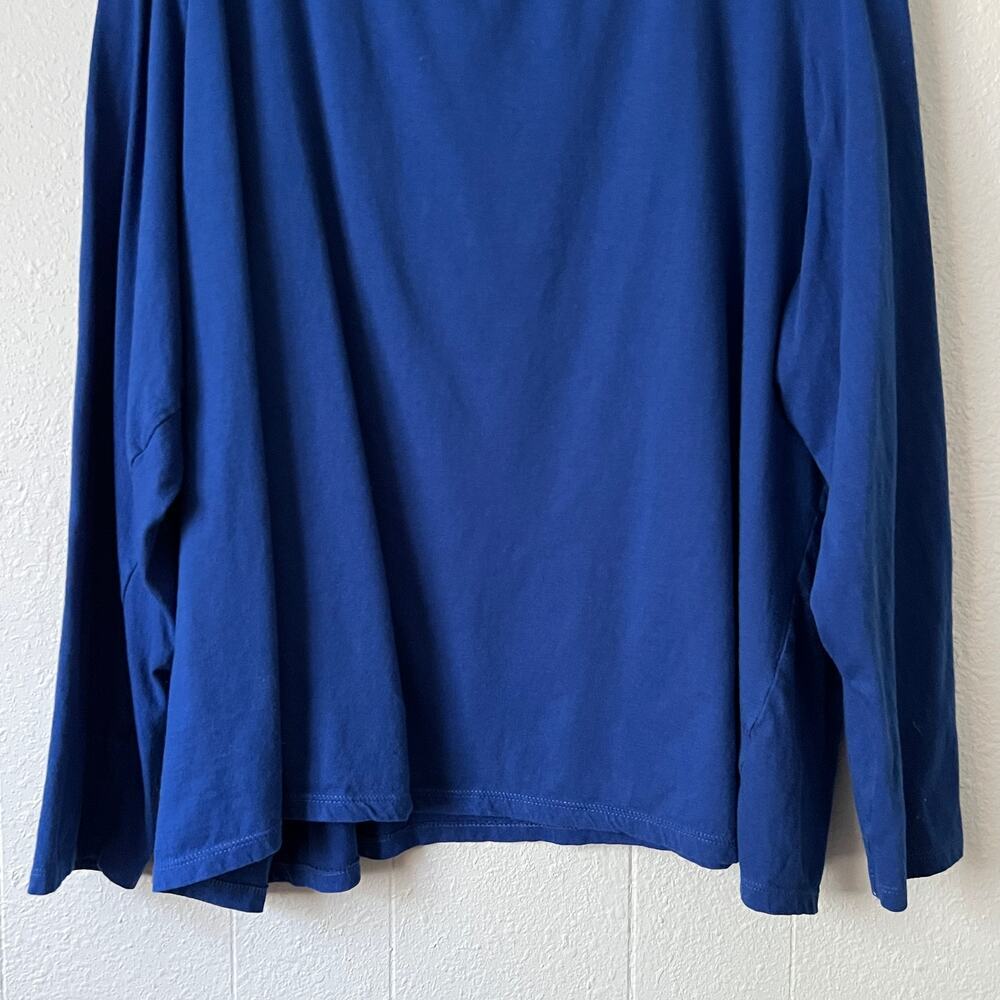 Dip Womens Long Sleeve T-Shirt 3X Organic Cotton Breathable Baselayer Minimalist - Picture 4 of 12